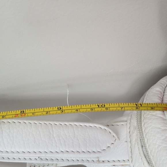 Vera Pelle White Shoulder Bag - Picture 8 of 11